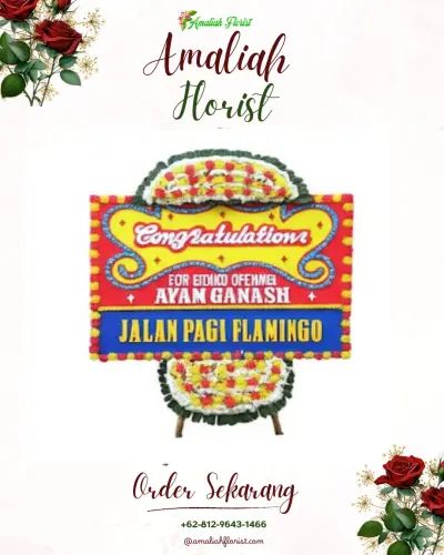Bunga Papan Congratulation di Penatoi